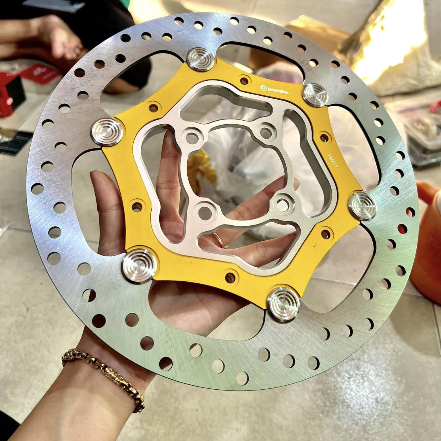 Đĩa thắng brebo over size 267mm