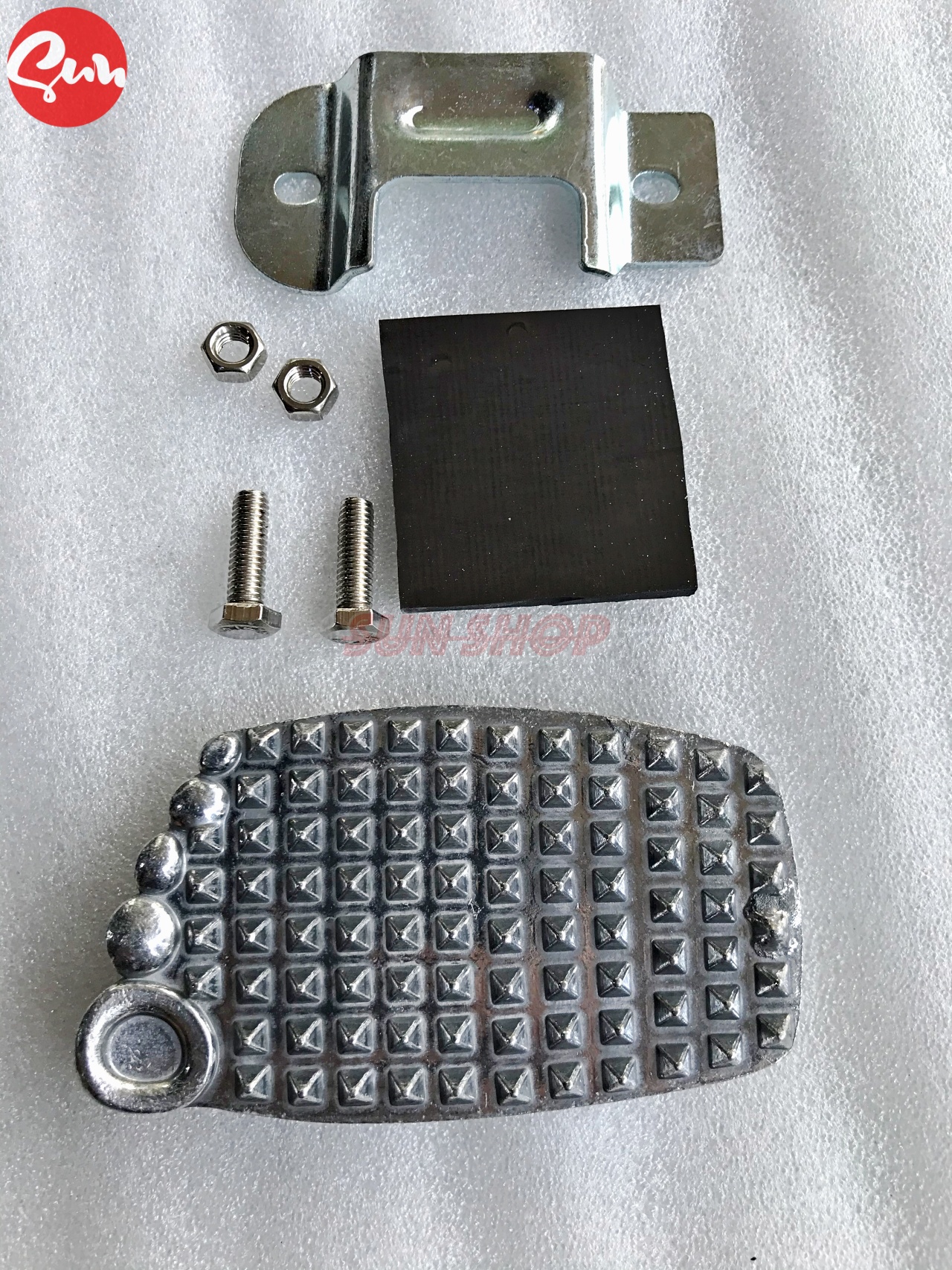 ĐẠP THẮNG KIỂU BÀN CHÂN NHÔM ĐÚC CHỐNG TRƠN TRƯỢT, DÙNG ĐƯỢC ĐA SỐ CÁC DÒNG XE SỐ HD THÔNG DỤNG, DÙNG ĐƯỢC MỘT SỐ XE HẢNG YA