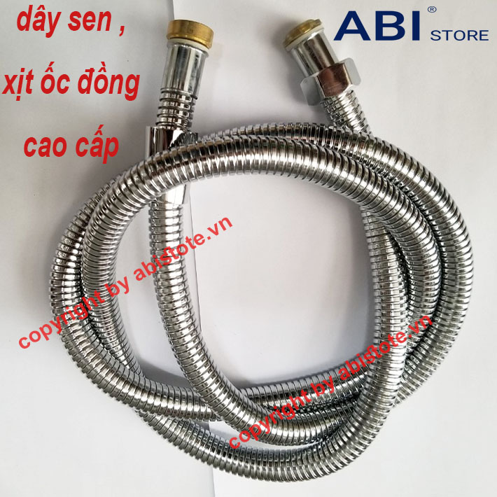 Các Loại Dây Sen Inox, Nhựa Giá Rẻ, Ốc Đồng, Dây Sen Rút Lõi 3 Lớp Chịu Áp Lực Nước 20 - 40 Tầng