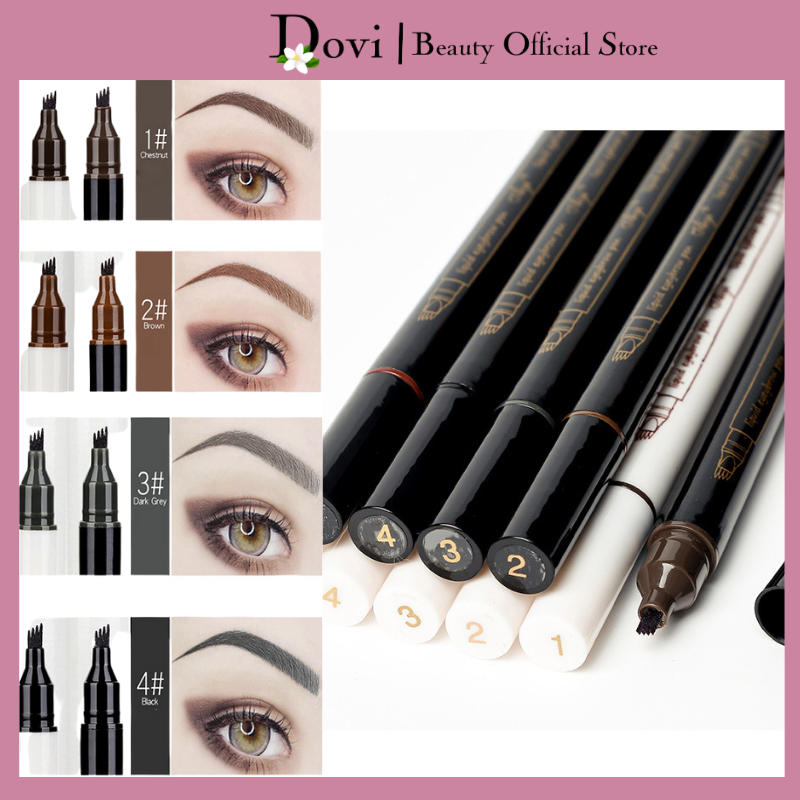 [HCM]Bút chì phẩy sợi 4D có đầu kẻ eyeliner cho người mới bắt đầu tôt hiện nay