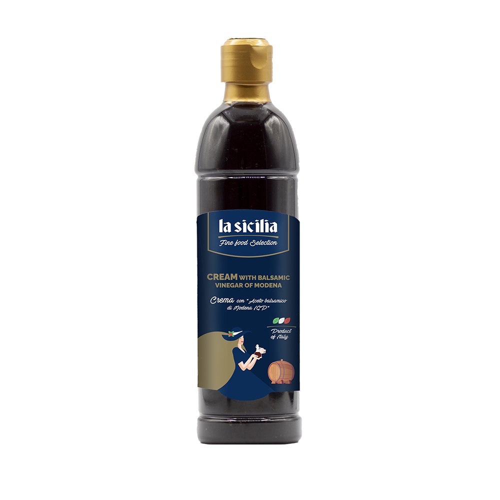 Men Giấm 500ml La Sicilia - Cream with Balsamic Vinegar of Modena Nhập khẩu Ý
