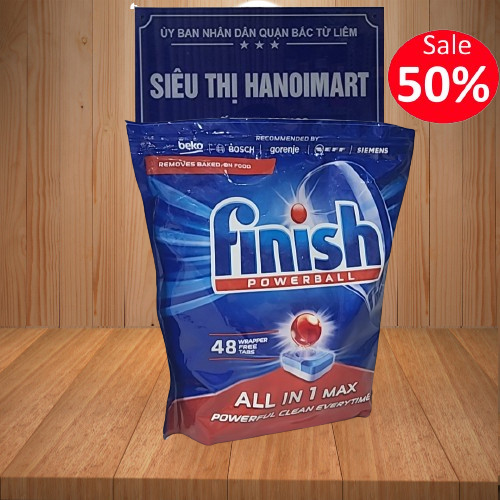 Viên rửa bát finish all in 1 max 80 viên