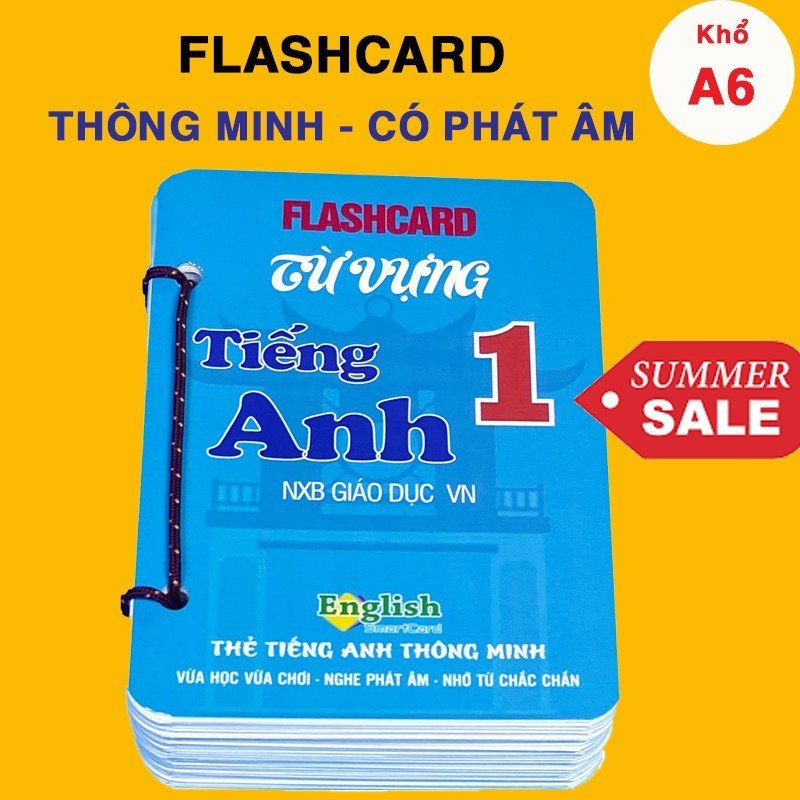 Bộ Flashcard tiếng Anh Lớp 1 BGD , có phát âm, hình ảnh và màu sắc sinh động