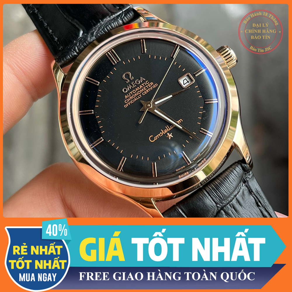 [ ĐỒNG HỒ BẢO TÍN ] Đồng Hồ Thời Trang Nam Ome.0ga Automatic Sang Trọng + Thẻ Bảo Hành