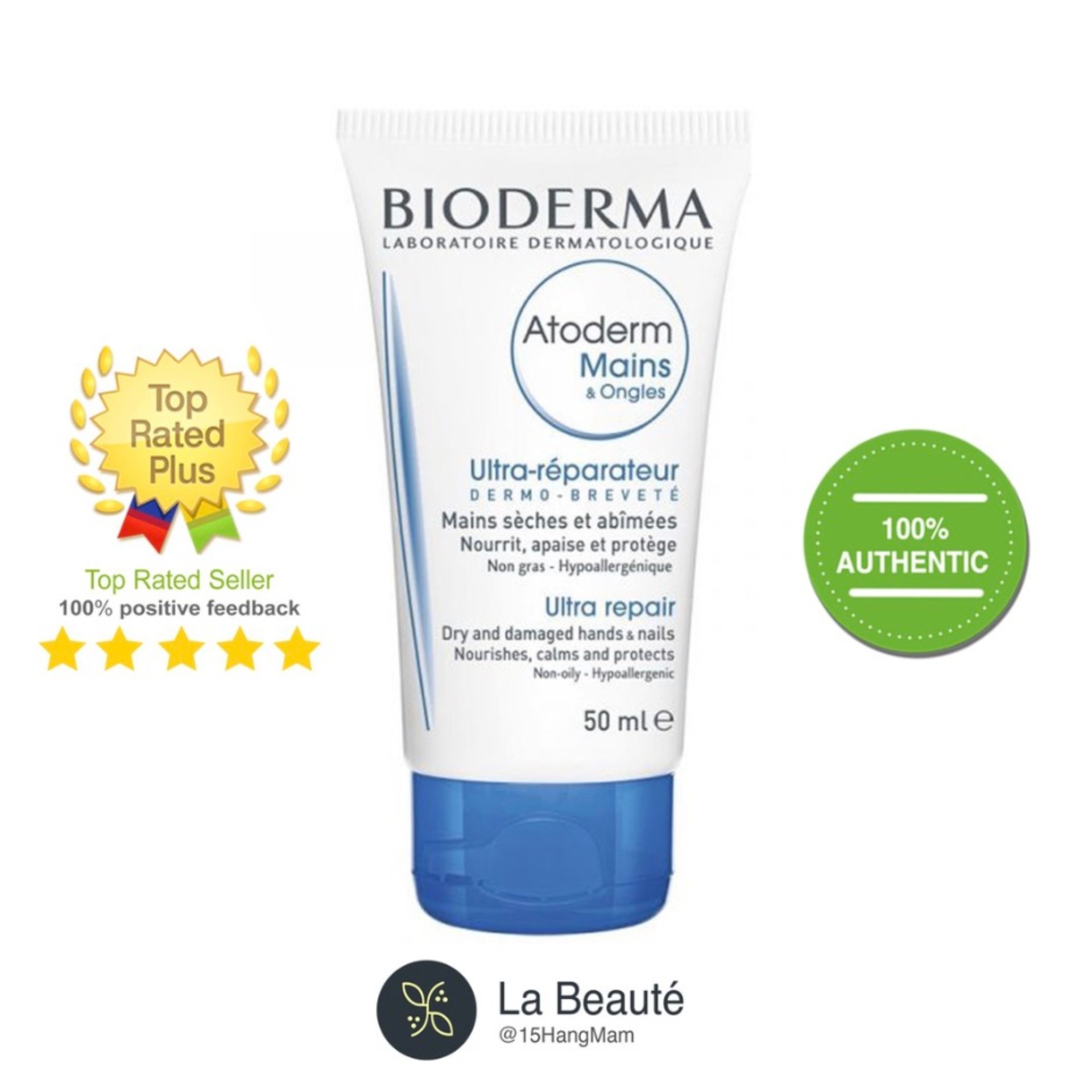 Bioderma Atoderm Mains - Kem Dưỡng Da Tay 50ml