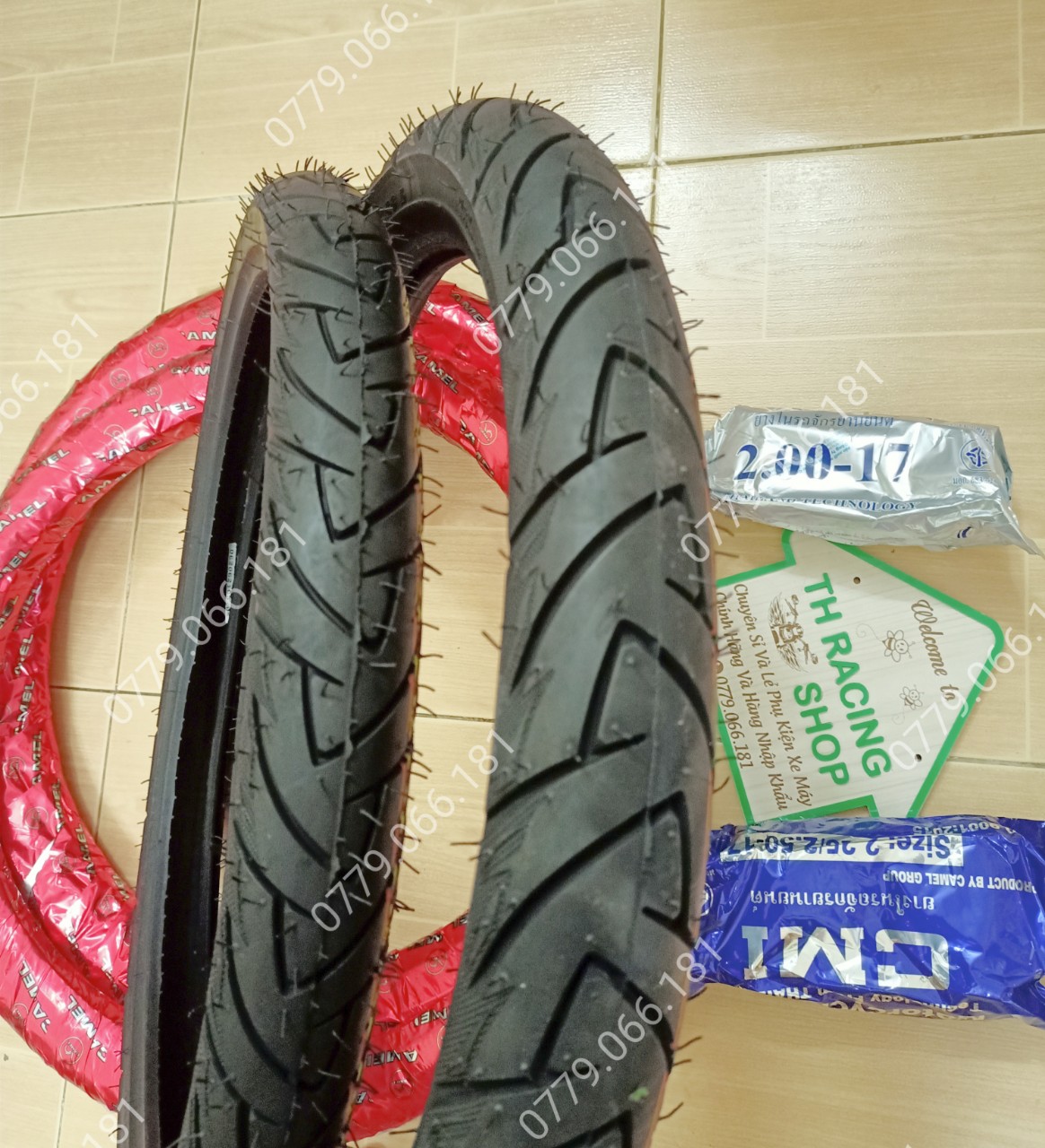 CẶP VỎ RUỘT CAMEL THÁI LAN SIZE 60/90-17 VÀ 70/90-17 KIỂU GAI SAMURAI GẮN VỪA CÁC DÒNG XE MÁY WAVE DREAM SIRIUS EXCITER WINNER SATRIA RAIDER SONIC TOP GIAN HÀNG UY TÍN SẢN PHẨM CHẤT LƯỢNG NHANH TAY MUA NGAY
