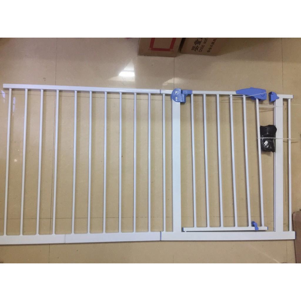 Combo 01 Thanh chặn cầu thang và cửa- Không cần khoan đục và 02 thanh nối 30cm & 45cm An toàn cho bé