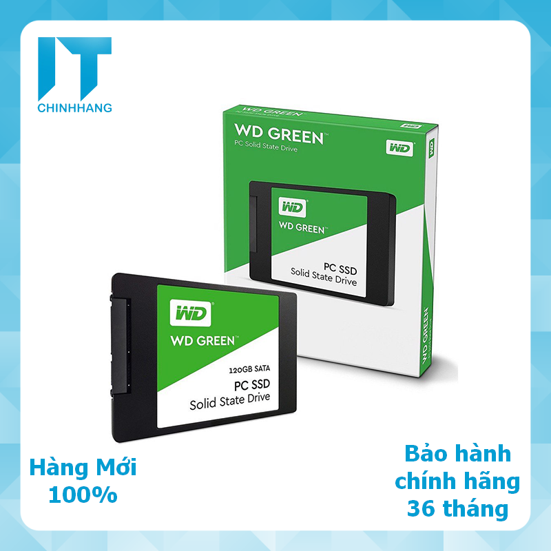 Ổ cứng ssd wd green 120gb 240gb 480gb sata iii 2.5 inch - hãng phân phối chính thức