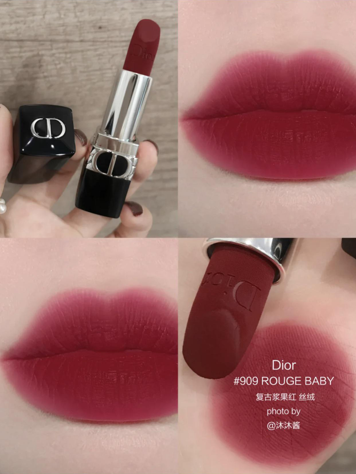 Son Dior 909 màu Đỏ Đất Rouge Baby Velvet Unbox  Lazadavn
