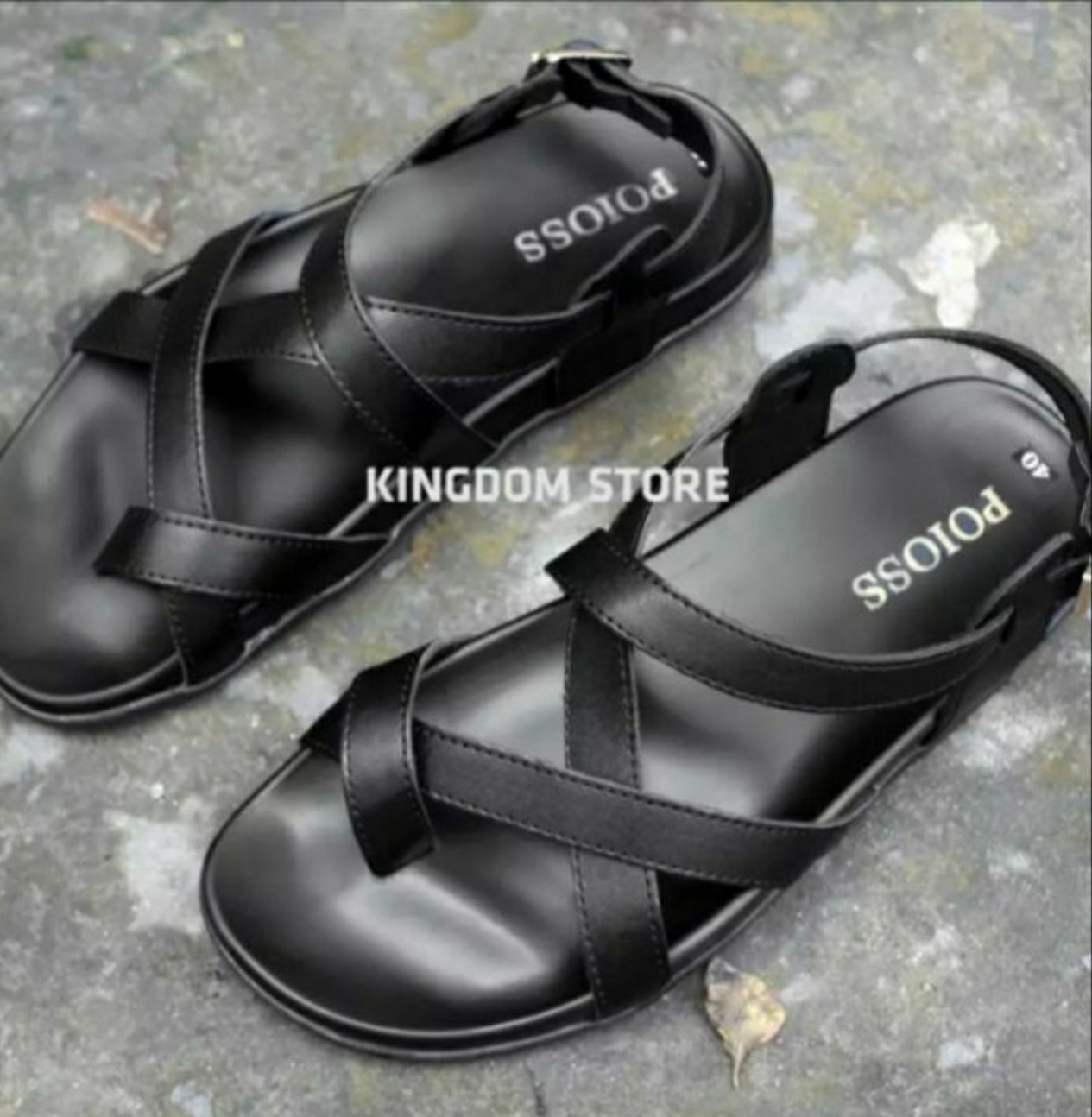 sandal nam xỏ ngón quai chéo siêu đẹp