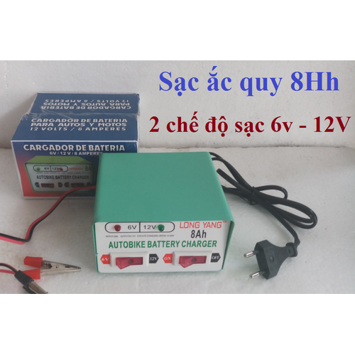 Bộ sạc bình ắc quy 2 chế độ 6v và 12v