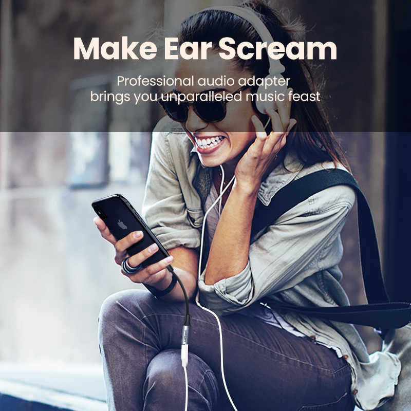 Cáp Lightning sang 3.5mm Audio chuẩn MFI UGREEN US211 - Dùng tai nghe 3.5mm cho iPhone 11 Pro Max / iPhone Xs Max / iPhone Xr / iPhone X / iPhone 8 Plus / iPhone 7 Plus Cáp Lightning sang 3.5mm Audio chuẩn MFI UGREEN US211 - Dùng tai nghe 3.5mm cho iPhone 11 Pro Max / iPhone Xs Max / iPhone Xr / iPhone X / iPhone 8 Plus / iPhone 7 Plus