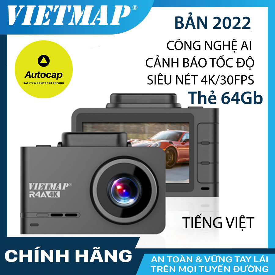 Camera hành trình vietmap r4a km thẻ nhớ 32/64/128 gb class 10 phụ kiện dành cho mọi loại xe ô tô