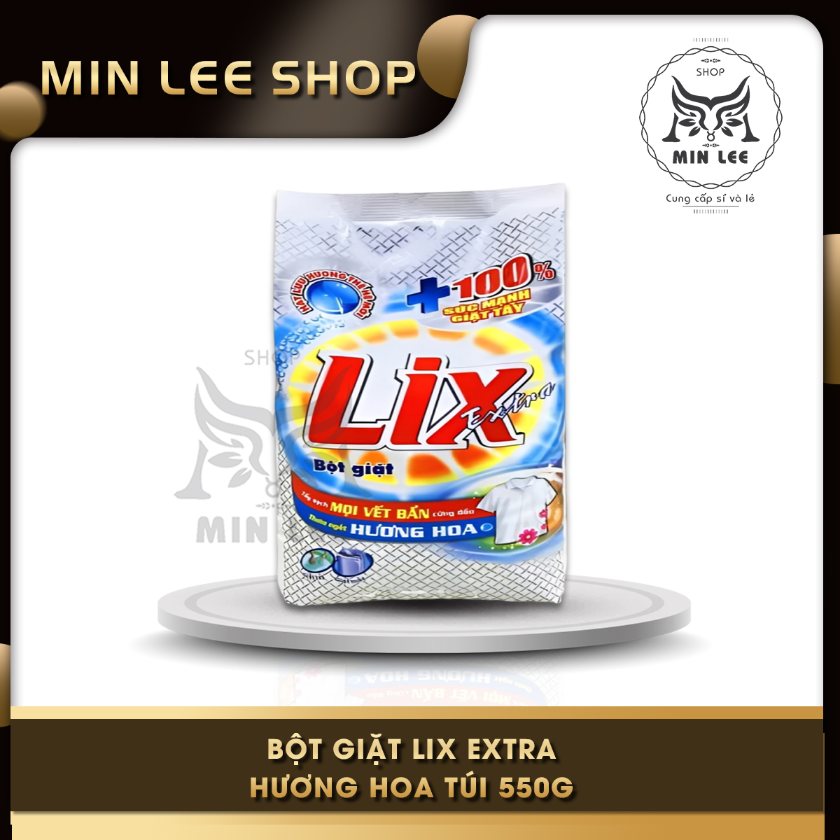 Bột Giặt Lix Extra Hương Hoa Túi 550g Công Nghệ Hạt Tẩy Trắng 100% Sức Mạnh Giặt Tẩy Thơm Ngát Hương Hoa Dùng Cho Giặt Tay Và Máy