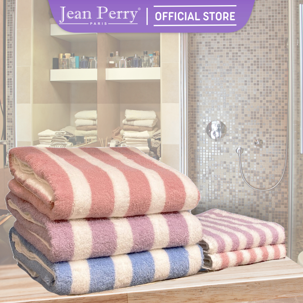 Perry Tokyo stripe cotton towel