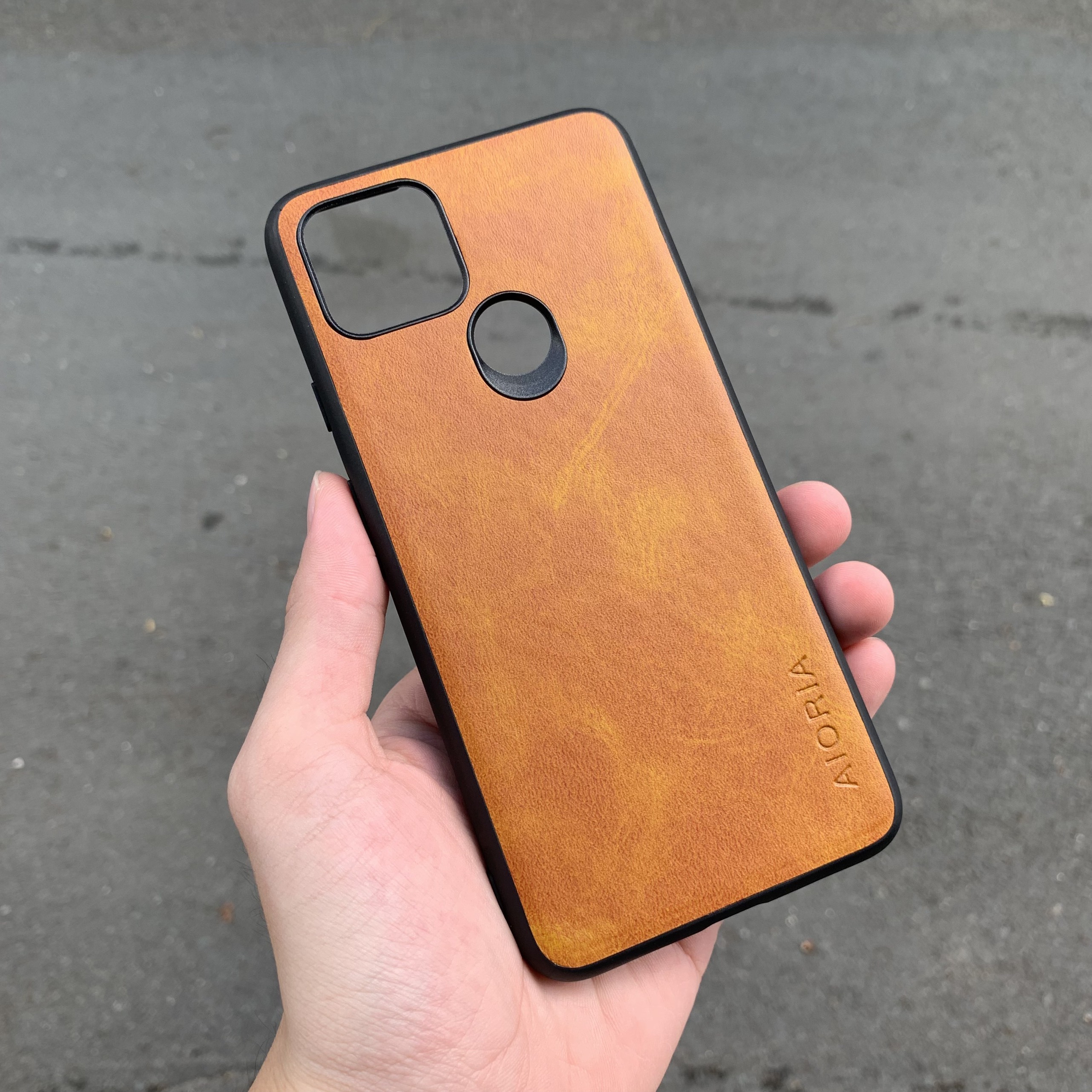 [HCM]Ốp Lưng Google Pixel 4a 5G Vân Da AIORIA