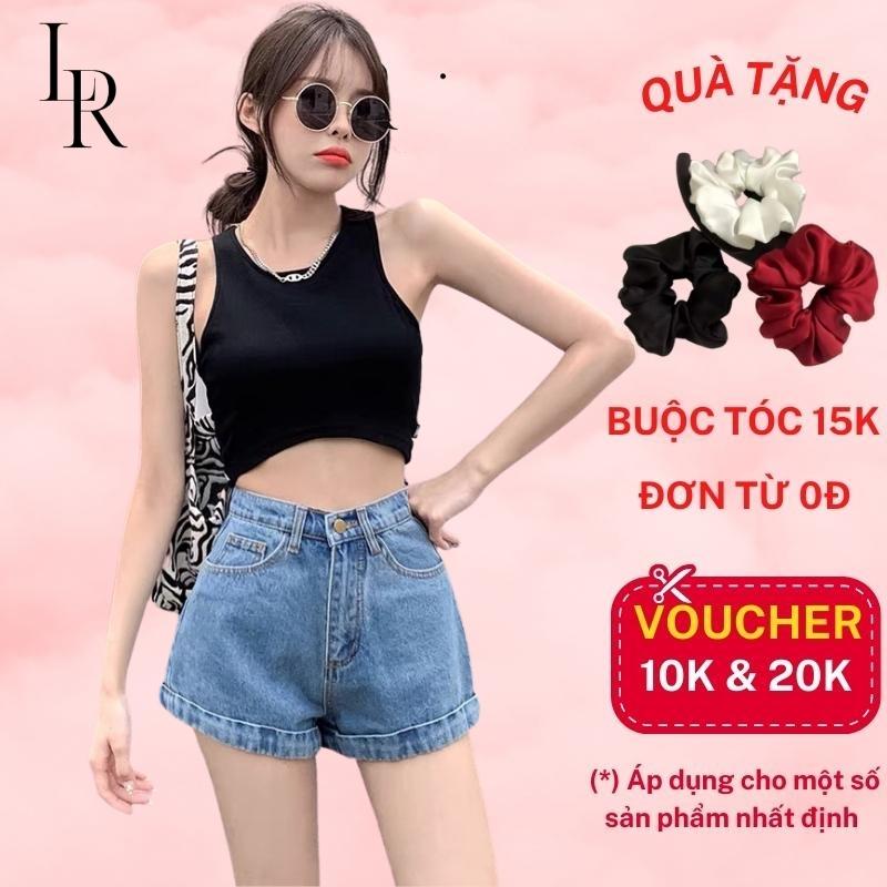 Quần short jean nữ lưng cao, quần đùi jean nữ thời trang, siêu tôn dáng