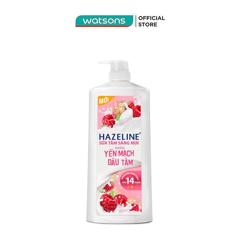 Sữa Tắm Hazeline Sáng Mịn Dưỡng Ẩm Chiết Xuất Yến Mạch Dâu Tằm 1kg