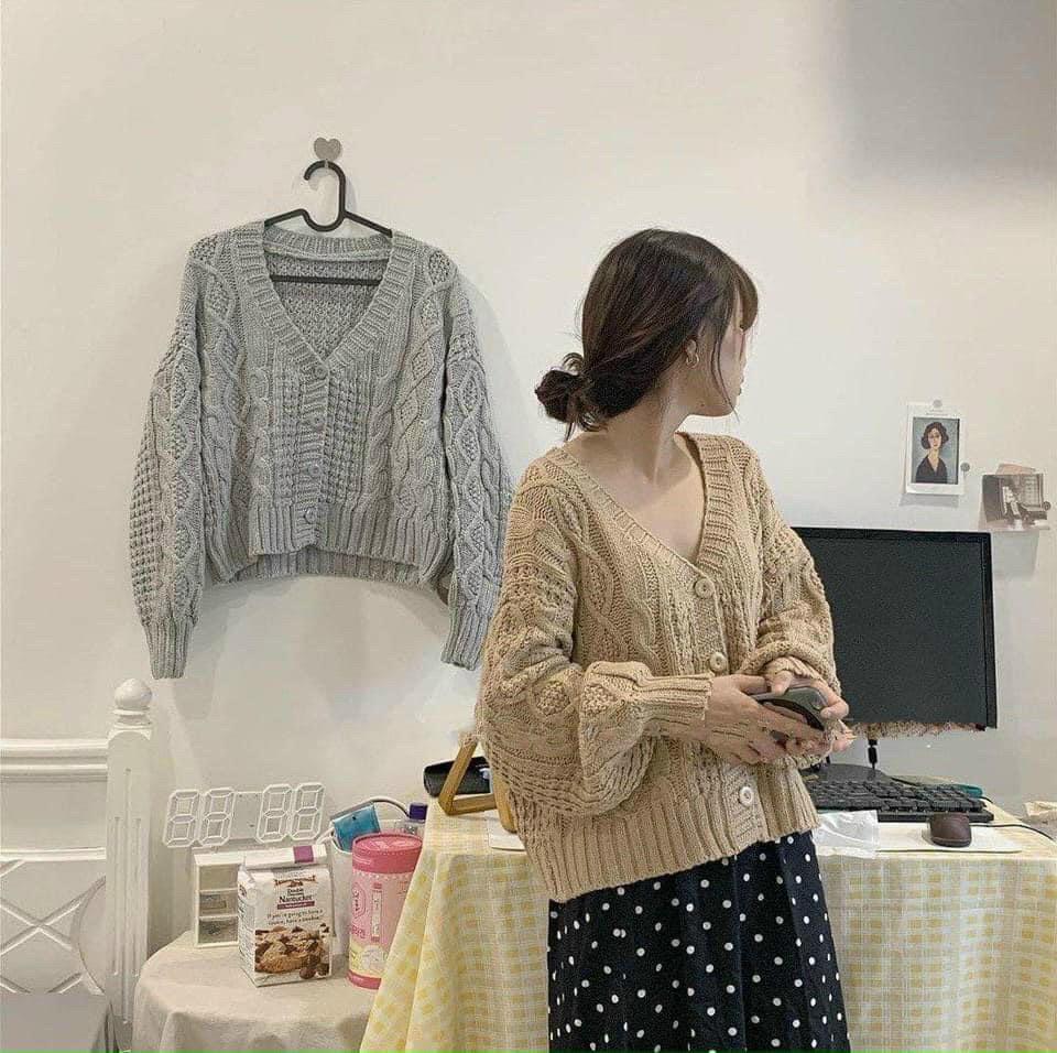 Siêu Phẩm áo len vặn thừng cố tim ấm áp cho mùa trở lạnh CH4