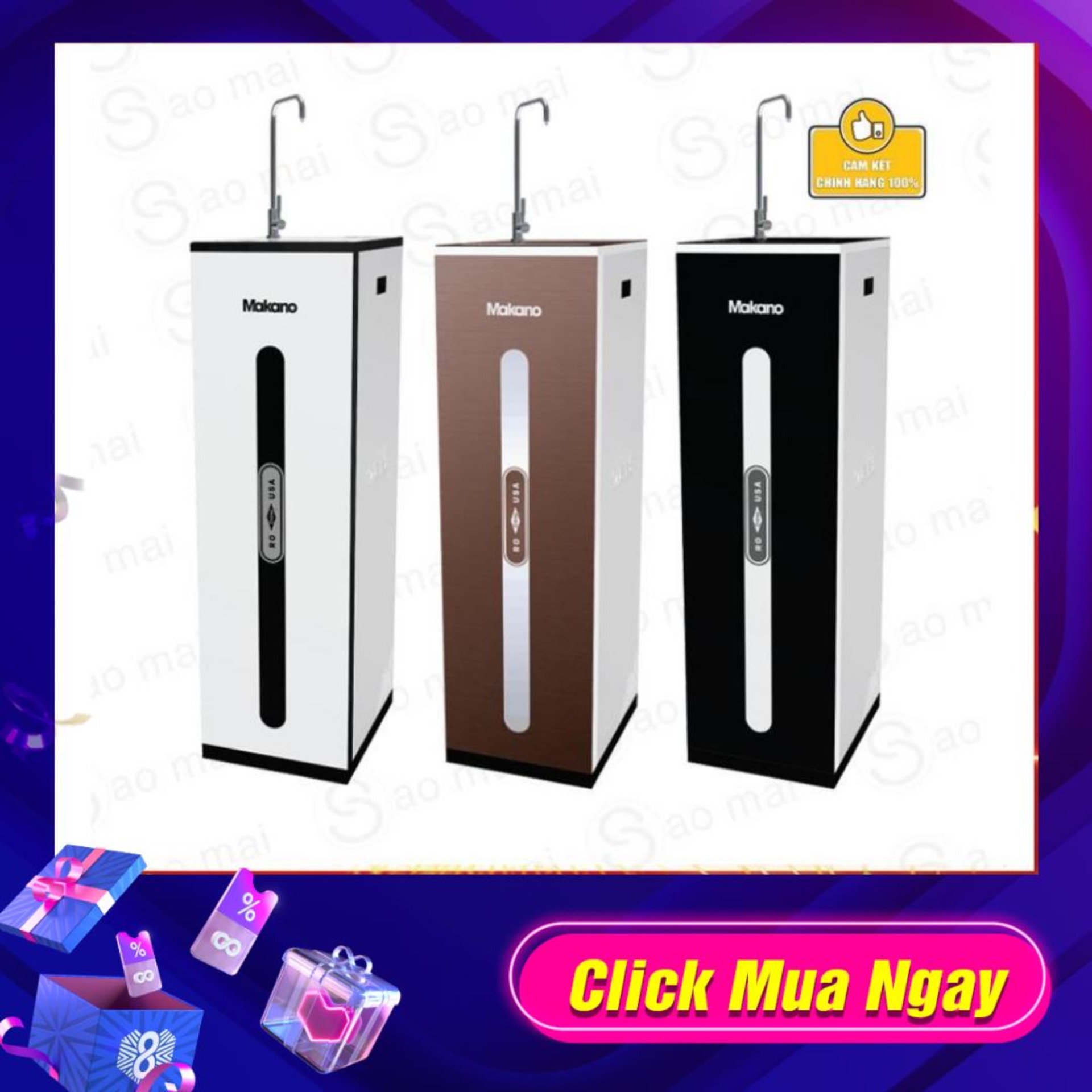 Máy lọc nước thông minh ro makano mkw-42110e mạch báo thông minh