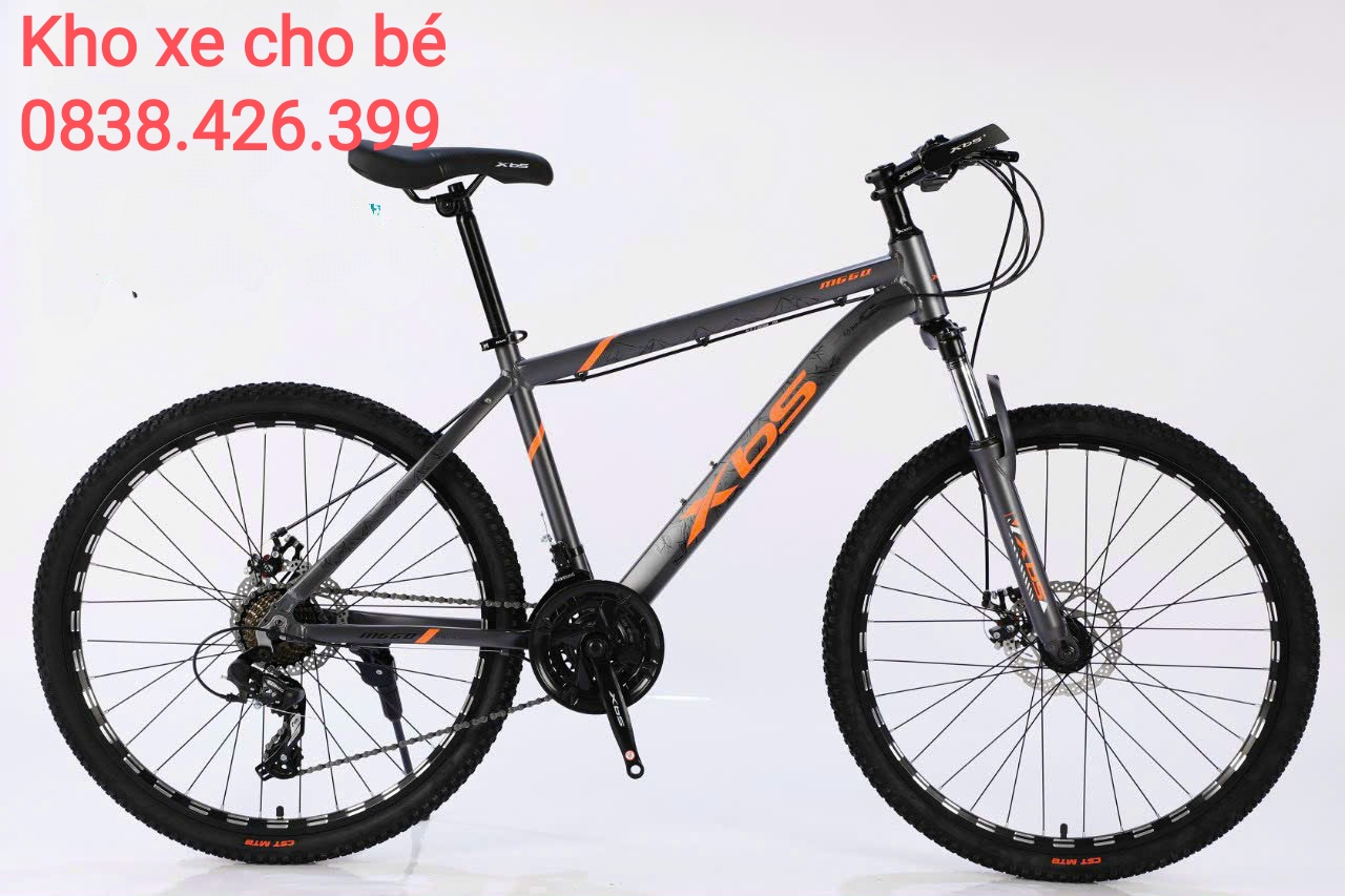 Xe đạp địa hình xe đạp thể thao XBS size 26 kèm phanh đĩa trước sau có khóa phọc