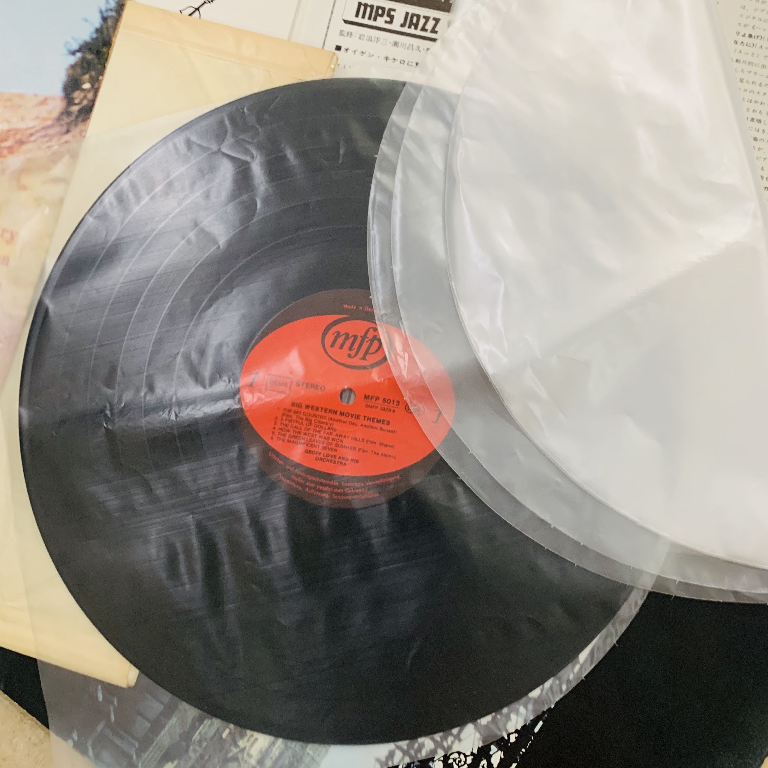 Combo 10 vỏ túi nilon , túi đựng đĩa LP vinyl giúp chống trầy chống mốc đĩa trong quá trình bảo quản chống thấm nước