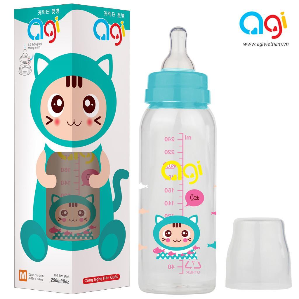 BÌNH SỮA AGI 250 MLV- BÌNH SỮA CHO BÉ