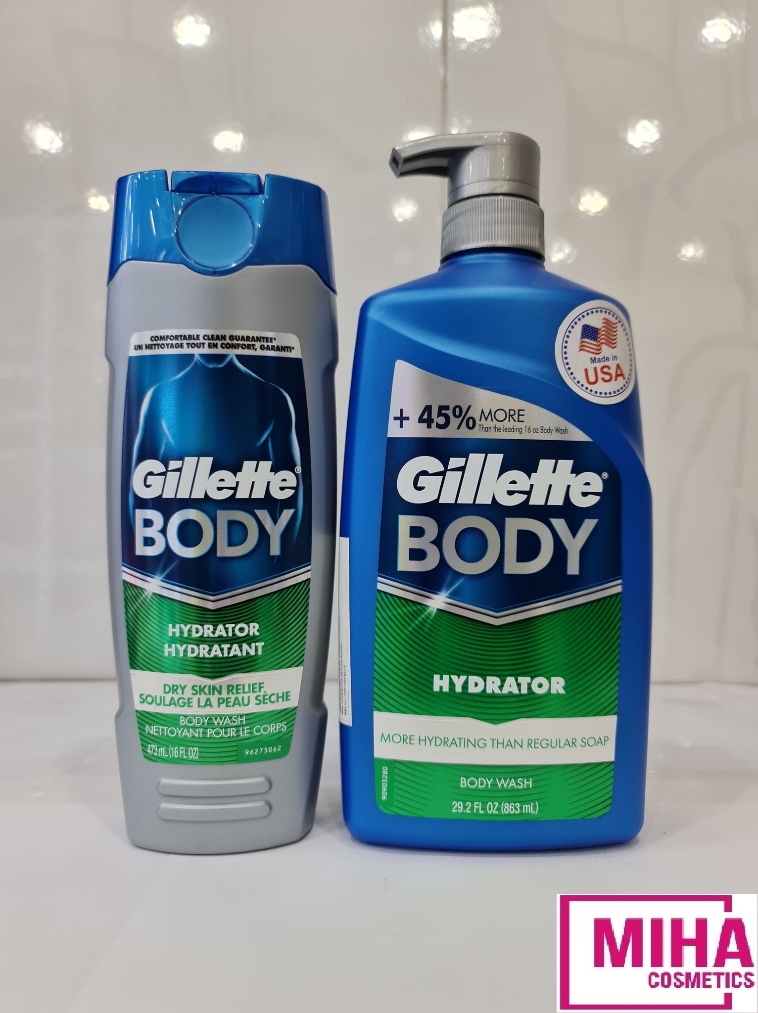 Gillette Body Hydrator Body Wash for Men, 29.2 fl oz 