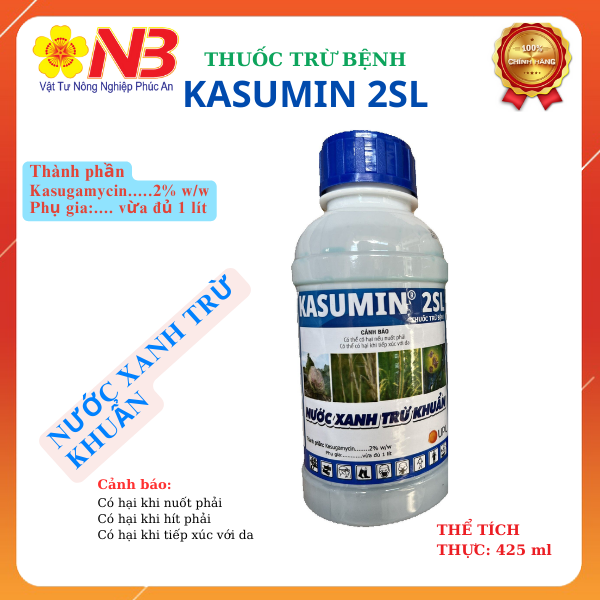 Thuốc trừ bệnh kasumin 2sl- 425ml upl, kasumin 2sl đặc trừ vi khuẩn, nấm khó tr ị.. th uốc trừ bệnh,