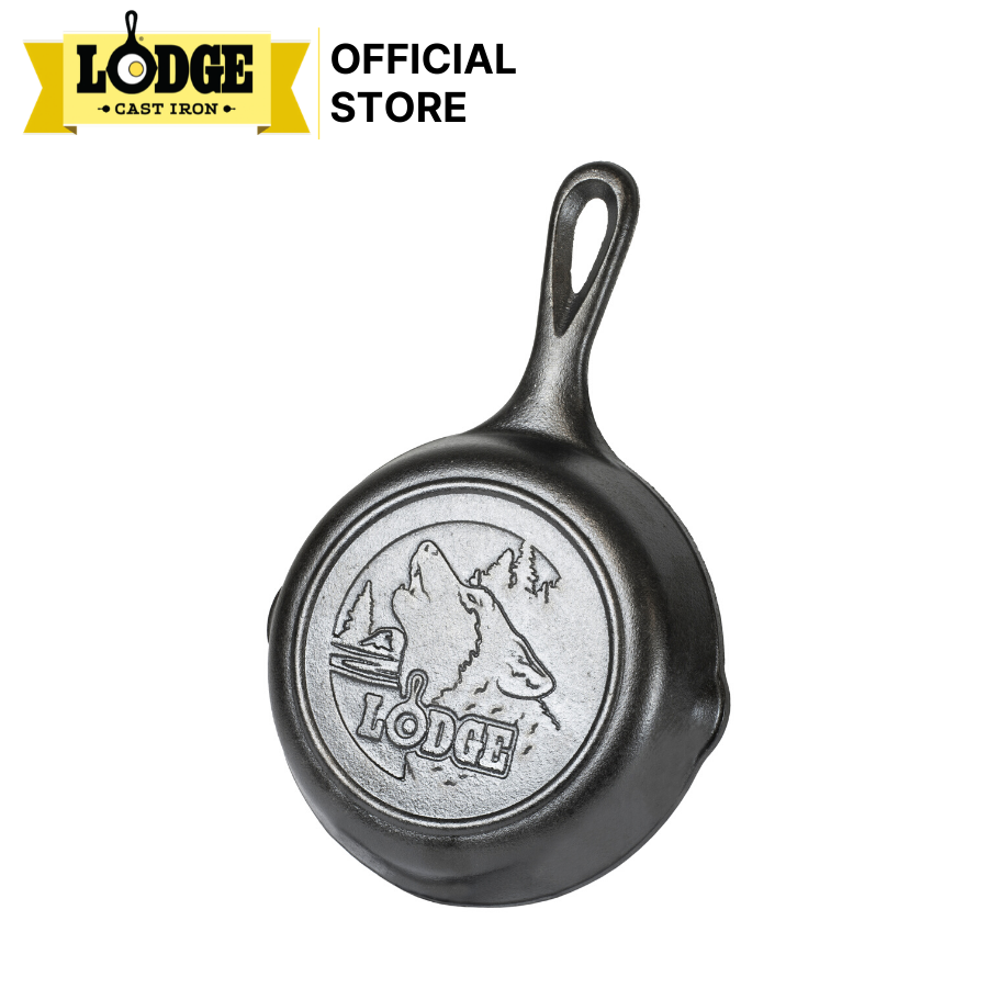 Lodge - Chảo gang đáy hình sói - 16.5cm