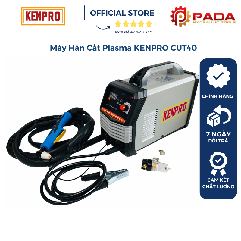 Máy hàn cắt plasma kenpro cut40 có khả năng cắt sắt dày 12mm - bảo hành 12 tháng-thương hiệu kenpro