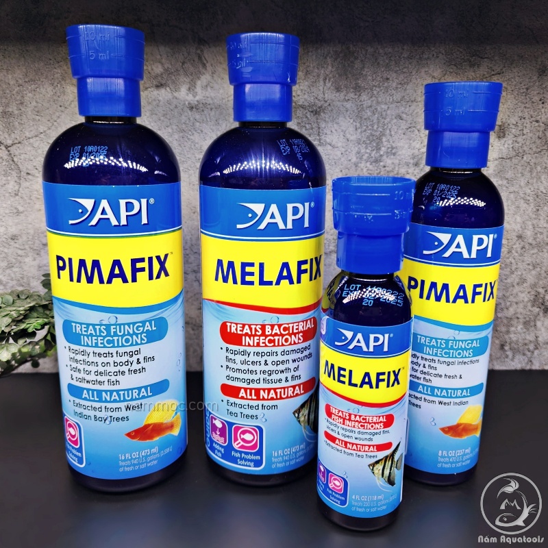 Dung dịch kháng khuẩn cao cấp pimafix melafix dành cho cá rồng koi-th uoc dành cho cá
