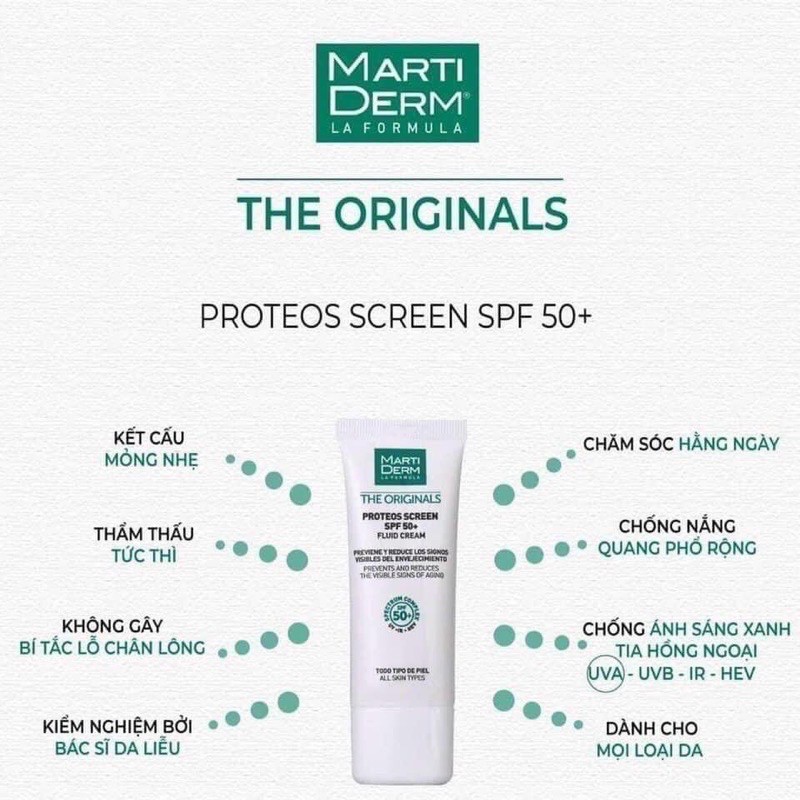 Kem chống nắng Martiderm the originals spf 50 +