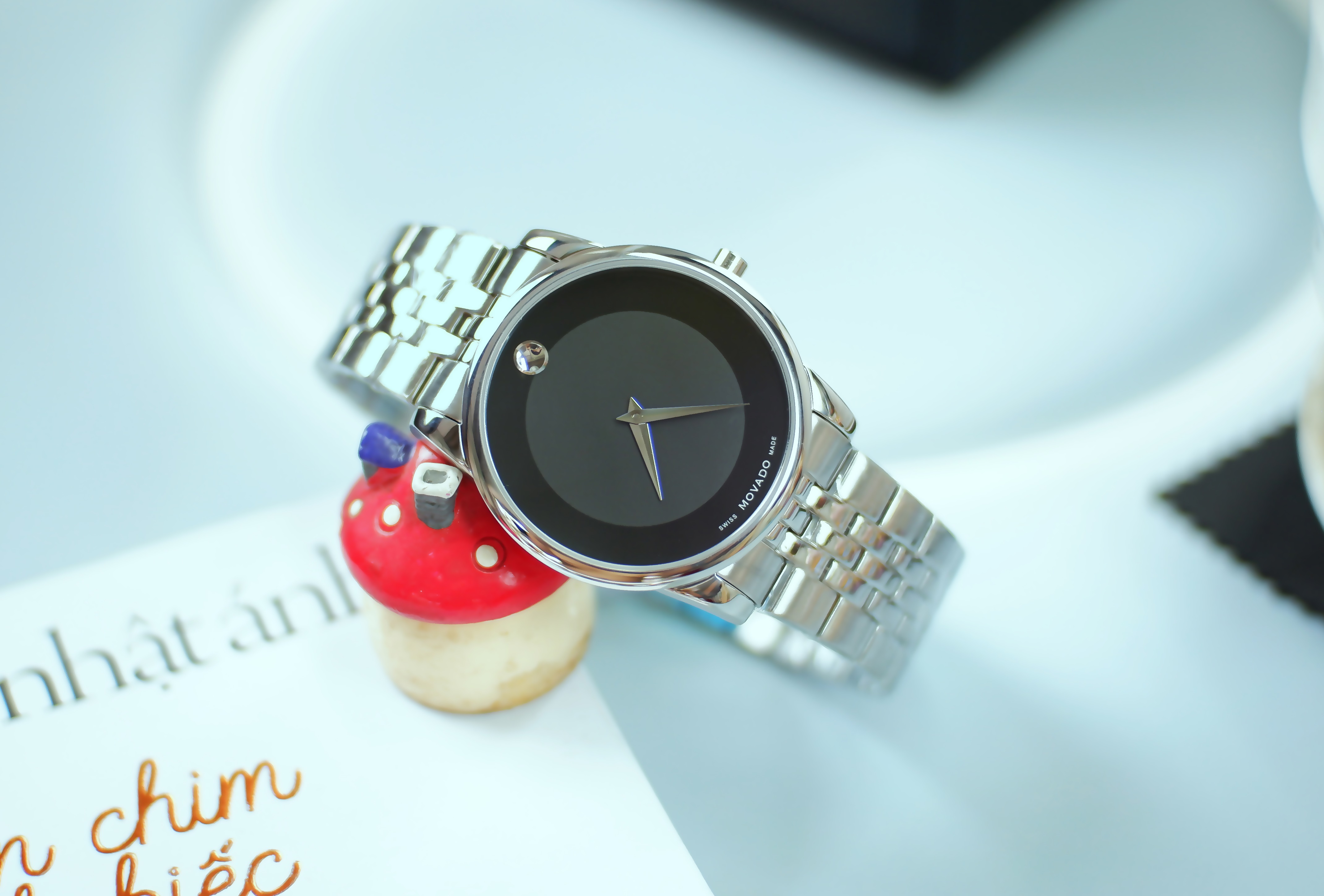 Đồng hồ nam dây inox kính sapphire M0VAD