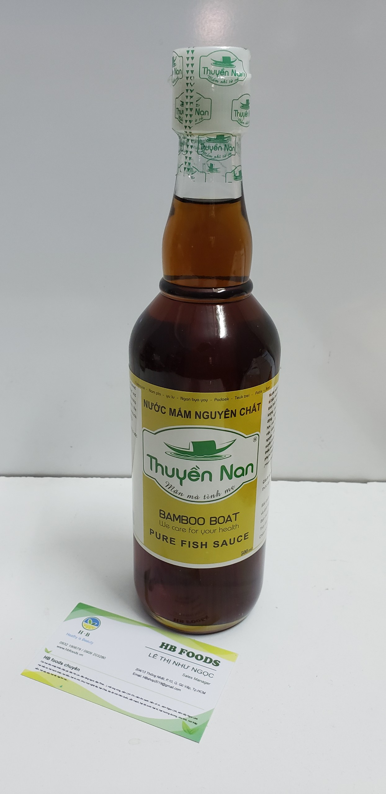 Nước Mắm Sạch Nguyên Chất nhãn hiệu Thuyền Nan, đặc sản Triệu Phong, Quảng Trị, 500ml