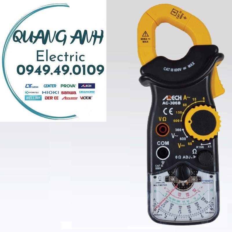 Apech ac - 306b ampe kìm chỉ thị kim apech ac 306b