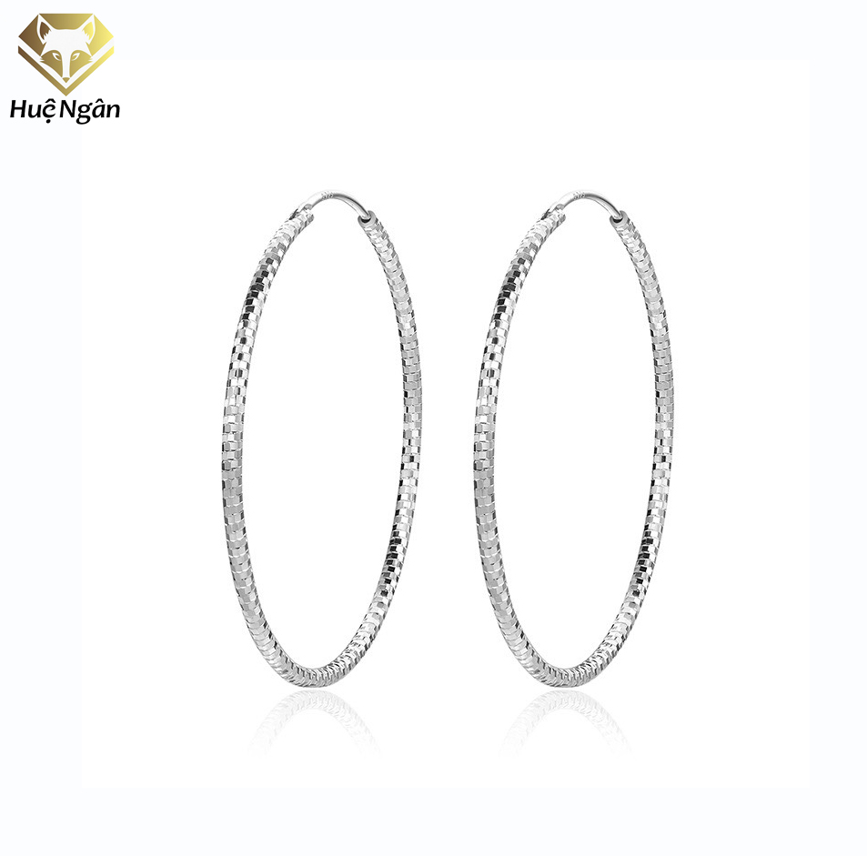 Bông tai bạc ý 925 huệ ngân - bông tai xinh rye3014101