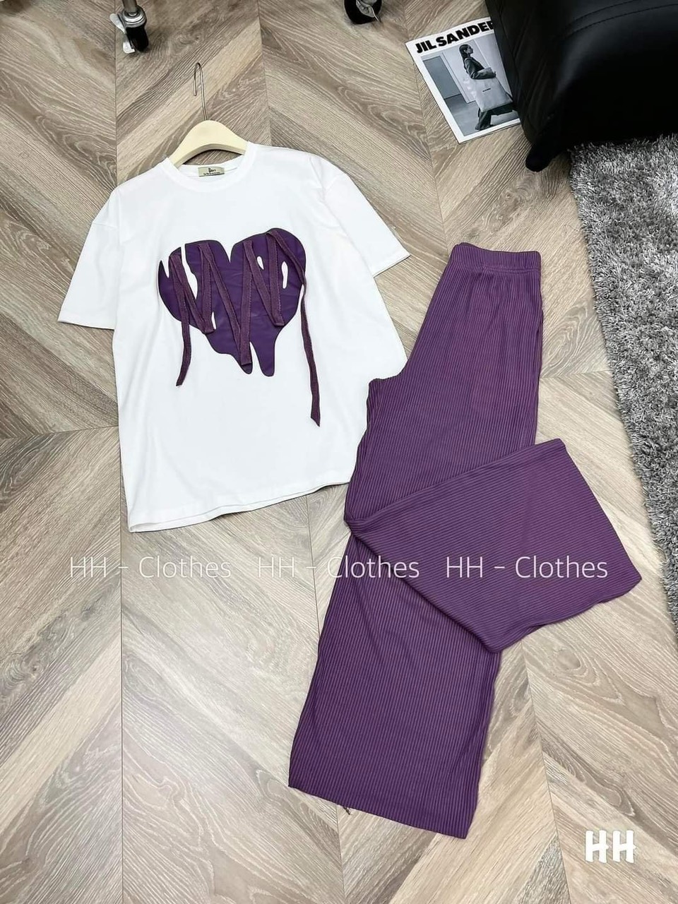 HOÀN TIỀN 15% - Set Bộ Ống Rọng Thun Gân Co Giản Mx áo Cotton Siêu Hot