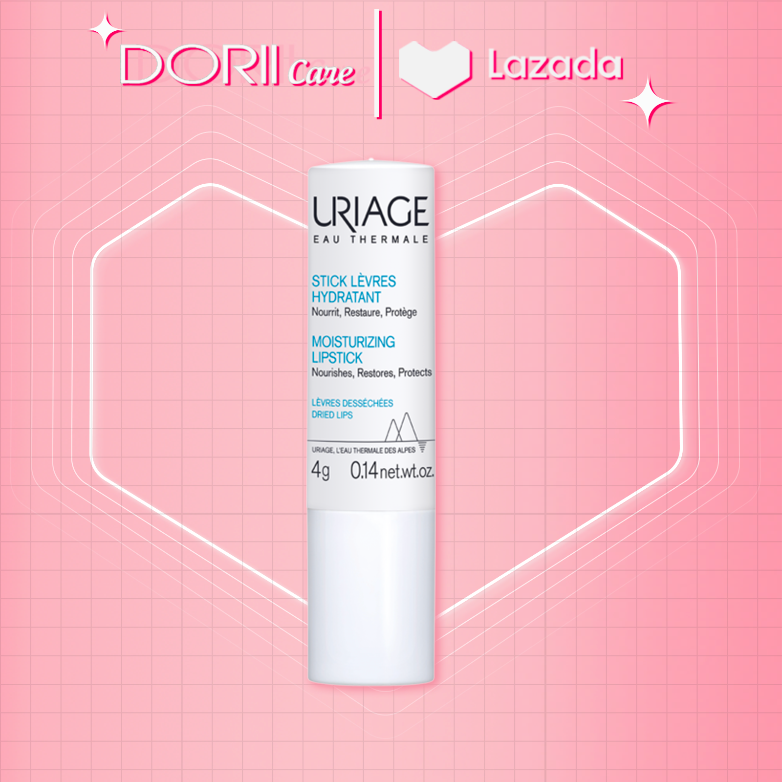 Son dưỡng môi uriage stick levres hydratant