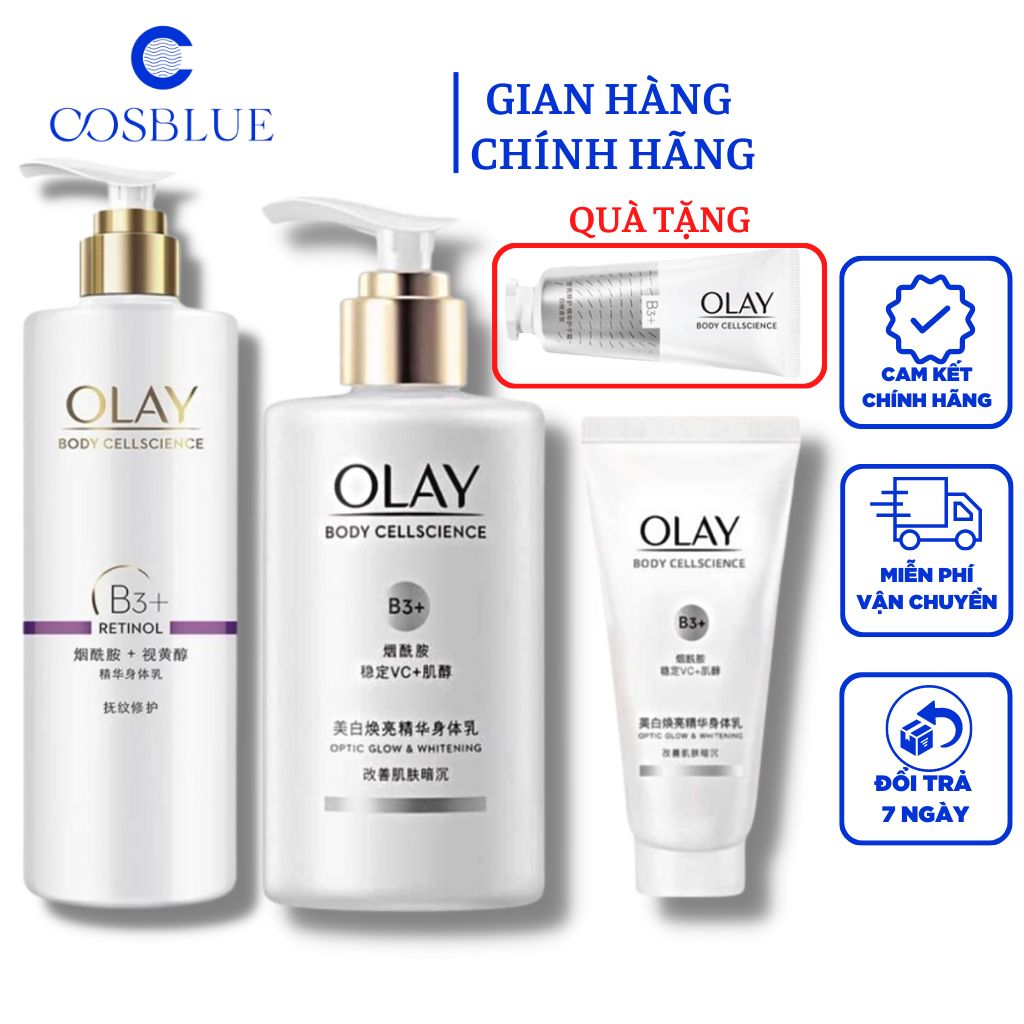 Sữa Dưỡng Thể Olay B3 Retinol dưỡng trắng toàn thân