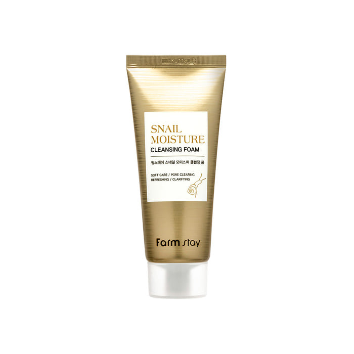 Sữa rửa mặt bọt mịn tinh chất ốc sên farmstay -farmstay snail moisture cleansing foam 100ml