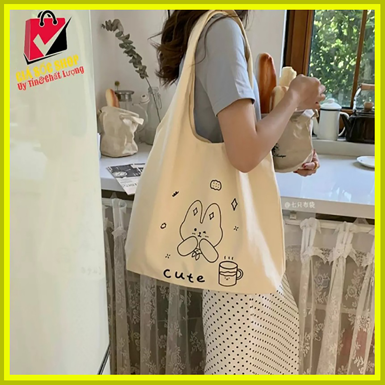 [HÀNG CHẤT LƯỢNG] Túi tote , Túi tote vải , Túi đeo vai , đeo chéo loại to vải mềm phong cách Hàn Quốc hàng chất lượng cao giá rẻ