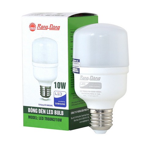 Bóng đèn led bulb trụ 10w rạng đông