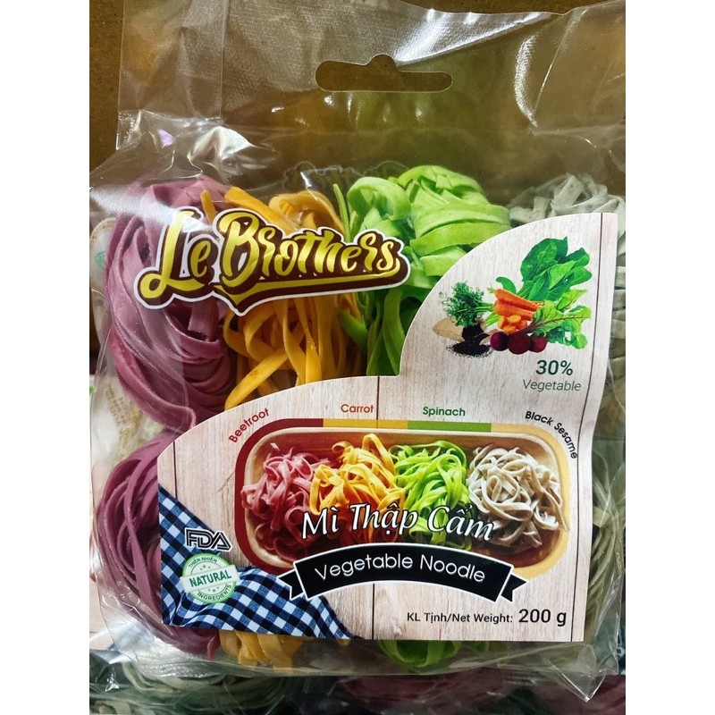 [ HOT SALE ] Mì rau củ thập cẩm - Mì tươi 100  rau củ organic-Mì không chiên-Mì rau củ Duy Anh Food