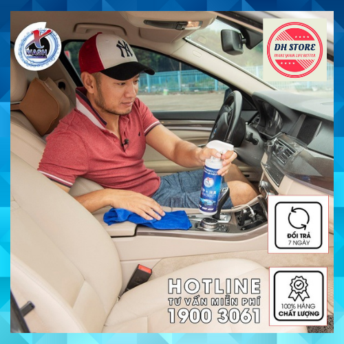 [FREESHIP, Tặng Ngay Khăn Lau Cao Cấp] XWash Nước Ion Kiềm Tẩy Rửa Nội Thất Oto