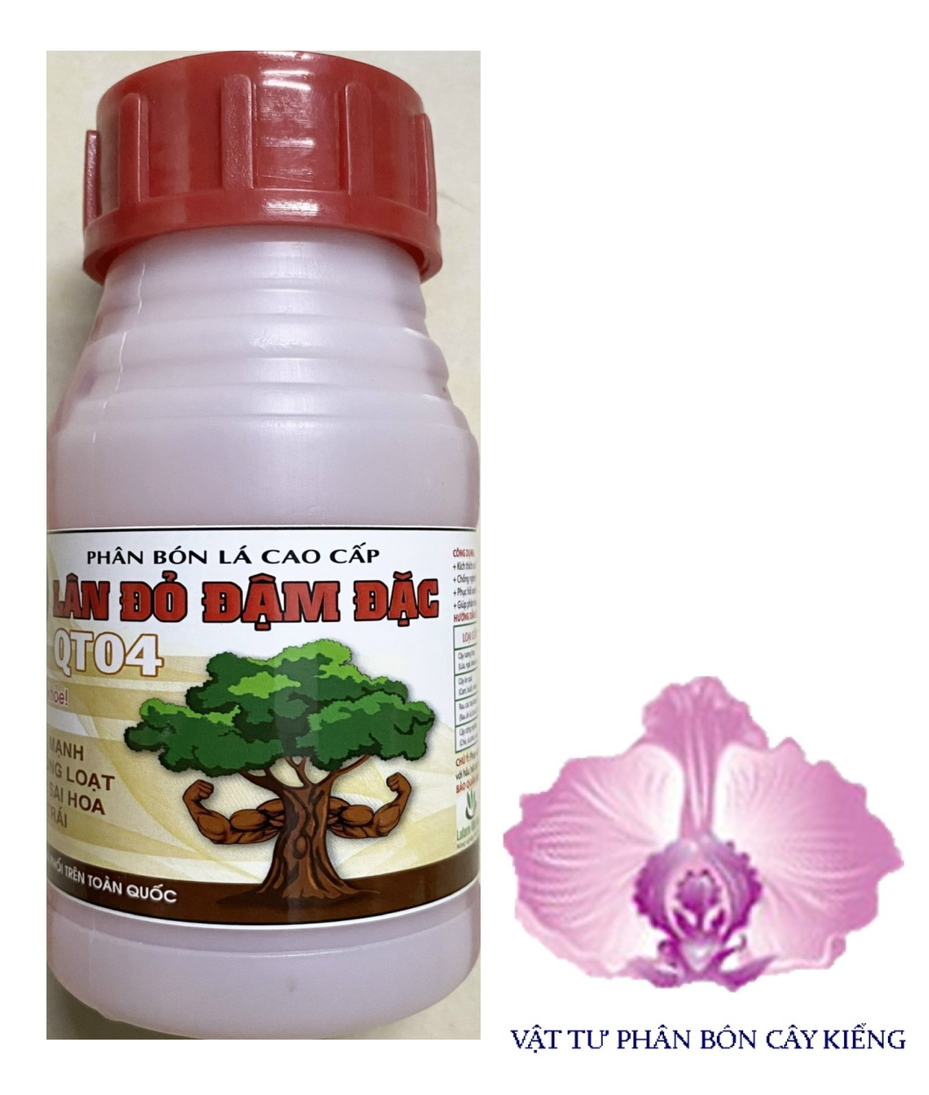 Phân bón lân đỏ đậm đặc qt04 - phân bón lá cao cấp - #291a# 250ml