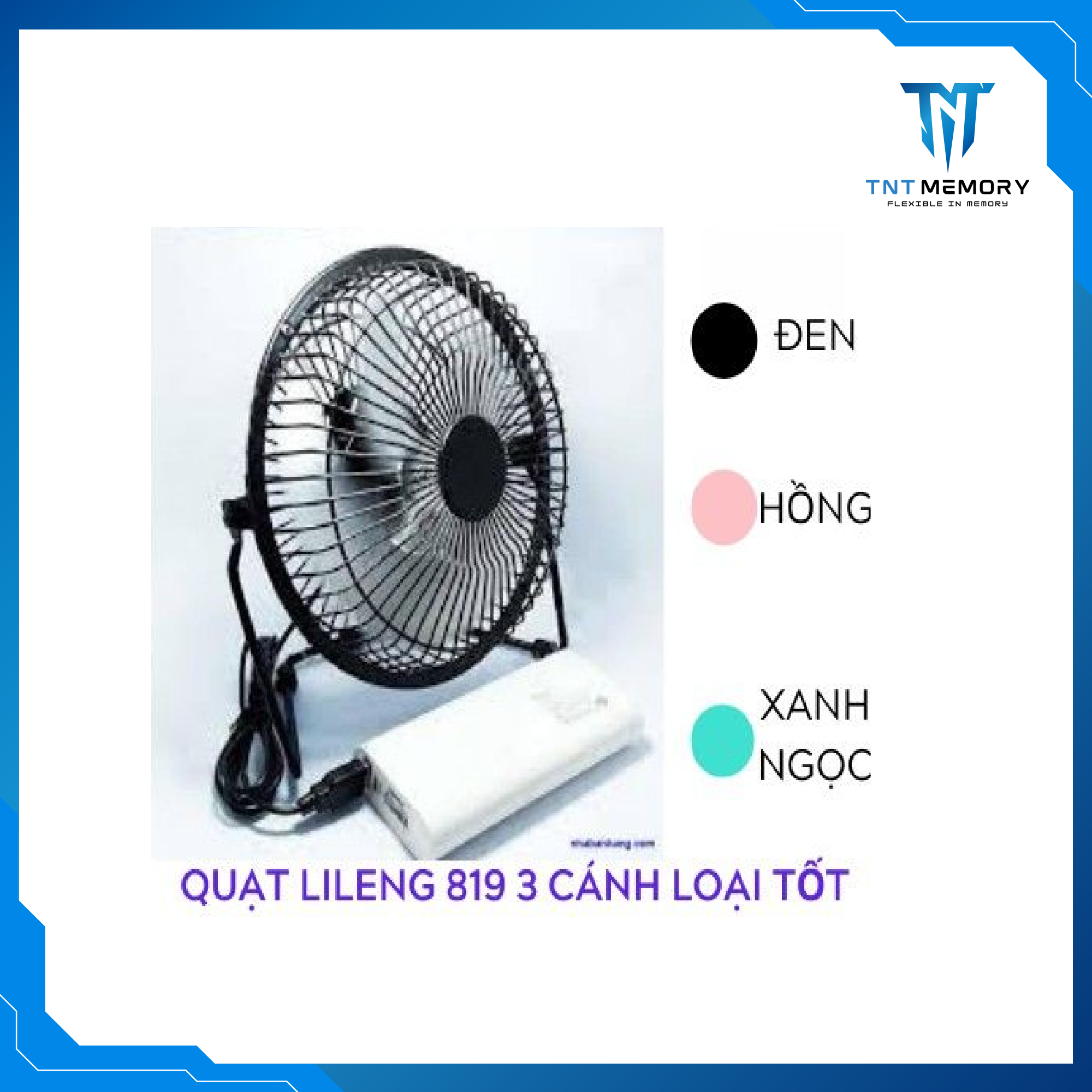 Quạt usb mini fan lồng sắt 819 quay 360 độ tiện dụng - fan lileng 819 tpf1