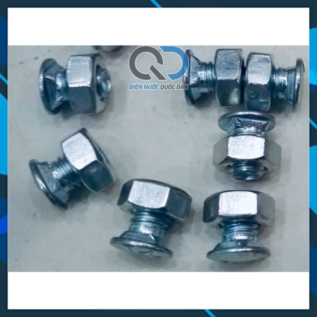 Ốc và bù lon bắt sắt V lỗ đa năng dùng với bass kệ