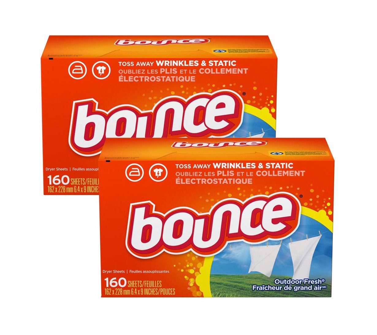 Giấy thơm quần áo đa năng Bounce hàng Mỹ  (tách lẻ 20 tờ)