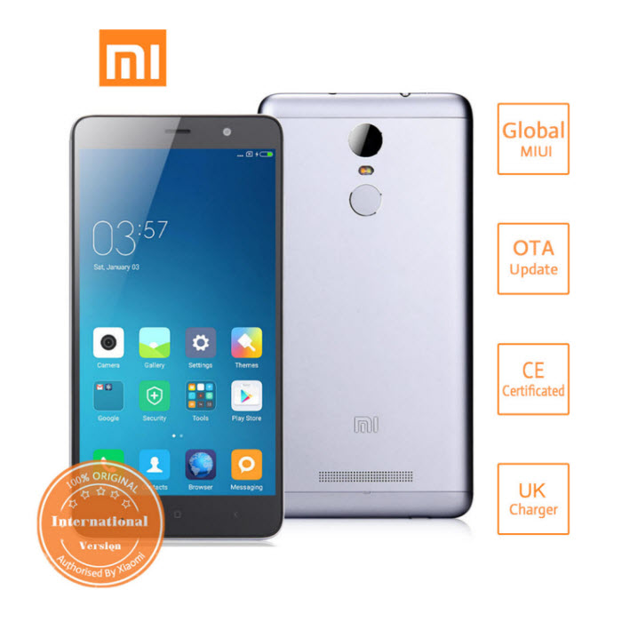 Smartphone giá rẻ xiaomi redmi note 3 pro 2gb/16gb bạc bảo hành 1 năm